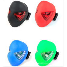 S170 Vélo vélo arrière Tail Light Spider Man Design Mode Rechargeable 2LED